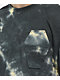 Lurking Class by Sketchy Tank Mixed Flash Black Bleach Dye Pocket T-Shirt