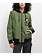 Lurking Class by Sketchy Tank No Masters Olive Green Bomber Jacket - Thumbnail image 2 of 7
