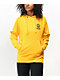Lurking Class by Sketchy Tank Peace Off Yellow Hoodie - Thumbnail image 2 of 3