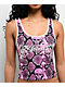 Lurking Class by Sketchy Tank Python Pink Crop Tank Top - Thumbnail image 3 of 3