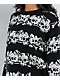Lurking Class by Sketchy Tank Skull Stripe Black & White Sweater - Thumbnail image 3 of 3