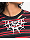 Lurking Class by Sketchy Tank Spider Web Black & Red Distressed T-Shirt - Thumbnail image 4 of 4