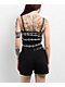 Lurking Class by Sketchy Tank Spiked Chain Black Crop Tank Top - Thumbnail image 2 of 3