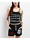 Lurking Class by Sketchy Tank Spiked Chain Black Crop Tank Top - Thumbnail image 1 of 3