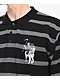 Lurking Class by Sketchy Tank Stallion Black & Grey Stripe Polo Shirt - Thumbnail image 3 of 4