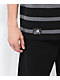 Lurking Class by Sketchy Tank Stallion Black & Grey Stripe Polo Shirt - Thumbnail image 4 of 4