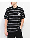Lurking Class by Sketchy Tank Stallion Black & Grey Stripe Polo Shirt - Thumbnail image 1 of 4