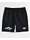 Lurking Class by Sketchy Tank Terror Black Elastic Waist Shorts - Thumbnail image 1 of 4