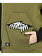 Lurking Class by Sketchy Tank Terror Coffin Green Quarter Zip Sweatshirt
