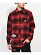 Lurking Class by Sketchy Tank Terror Eyes Red & Black Flannel - Thumbnail image 1 of 4