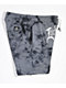 Lurking Class by Sketchy Tank Tomb Black & Grey Tie Dye Sweat Shorts
