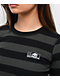 Lurking Class by Sketchy Tank Tomb Black Striped Long Sleeve T-Shirt - Thumbnail image 3 of 4