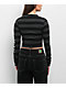 Lurking Class by Sketchy Tank Tomb Black Striped Long Sleeve T-Shirt - Thumbnail image 2 of 4