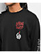 Lurking Class by Sketchy Tank Trash Fire Black Long Sleeve T-Shirt - Thumbnail image 3 of 4