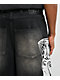 Lurking Class by Sketchy Tank You're Next Black Wash Denim Shorts - Thumbnail image 4 of 5