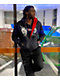 Lurking Class by Sketchy Tank x Kyle Grand Sin Black & Red Faux Fur Reversible Work Jacket  - Thumbnail image 5 of 9