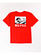 Lurking Class by Sketchy Tank x Mr. Tucks Kids' Lurker Red T-Shirt 