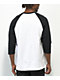 Lurking Class by Sketchy Tank x Stikker Burn White & Black Baseball T-Shirt