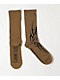 Lurking Class by Sketchy x Kyle Grand Sin Brown Crew Socks - Thumbnail image 2 of 2