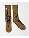 Lurking Class by Sketchy x Kyle Grand Sin Brown Crew Socks - Thumbnail image 1 of 2