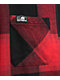 Lurking Class by Sketchy x Kyle Grand Sin Flannel Red & Black Quarter Zip Work Shirt - Thumbnail image 3 of 6
