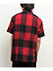Lurking Class by Sketchy x Kyle Grand Sin Flannel Red & Black Quarter Zip Work Shirt - Thumbnail image 2 of 6