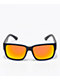Madson Classico Matte Black & Red Polarized Sunglasses