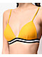 Malibu Finish Line Yellow Molded Triangle Bikini Top  - Thumbnail image 3 of 4