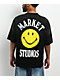 Market Studios Smiley Lockup Black T-Shirt - Thumbnail image 1 of 5