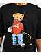 Market Studios Trouble Making Bear Black T-Shirt - Thumbnail image 2 of 2