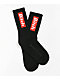 Married To The Mob Bitch Box Black Crew Socks - Thumbnail image 1 of 2