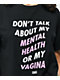 Married To The Mob Don't Talk Black T-Shirt - Thumbnail image 2 of 3