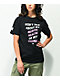 Married To The Mob Don't Talk Black T-Shirt - Thumbnail image 1 of 3