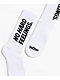 Married To The Mob No Hard Feelings White Crew Socks - Thumbnail image 2 of 2