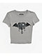 Mattel Monster High Wings Grey Crop T-Shirt - Thumbnail image 4 of 4