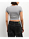 Mattel Monster High Wings Grey Crop T-Shirt - Thumbnail image 2 of 4