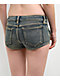 Mebon Tracey Cargo Blue Wash Micro Shorts - Thumbnail image 4 of 7
