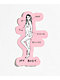 Melodie My Body pegatina rosa