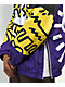 Members Only  x Keith Haring Chaqueta anorak negra, amarilla y púrpura