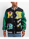 Members Only Black & Green Varsity Jacket - Thumbnail image 1 of 8