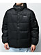 Members Only Classic Black Hooded Puffer Jacket