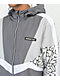 Members Only Color Block Reflective Grey & White Windbreaker Jacket - Thumbnail image 3 of 5