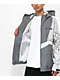 Members Only Color Block Reflective Grey & White Windbreaker Jacket - Thumbnail image 4 of 5