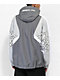 Members Only Color Block Reflective Grey & White Windbreaker Jacket - Thumbnail image 2 of 5