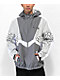Members Only Color Block Reflective Grey & White Windbreaker Jacket - Thumbnail image 1 of 5