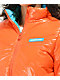 Members Only Hi Shine Orange Puffer Jacket - Thumbnail image 3 of 4