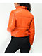 Members Only Hi Shine Orange Puffer Jacket - Thumbnail image 2 of 4