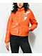 Members Only Hi Shine Orange Puffer Jacket - Thumbnail image 1 of 4