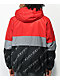 Members Only High Shine Red & Grey Reflective Jacket - Thumbnail image 3 of 7