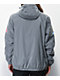 Members Only Space Suit Silver Reflective Pullover Jacket